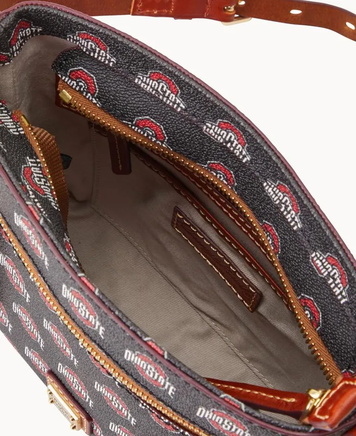 Dooney and Bourke Collegiate Ohio State University Small Zip Crossbody Ohio State WomenMen Crossbodies Dooney and Bourke Collegiate Ohio State University Small Zip Crossbody Ohio State WomenMen Crossbodies