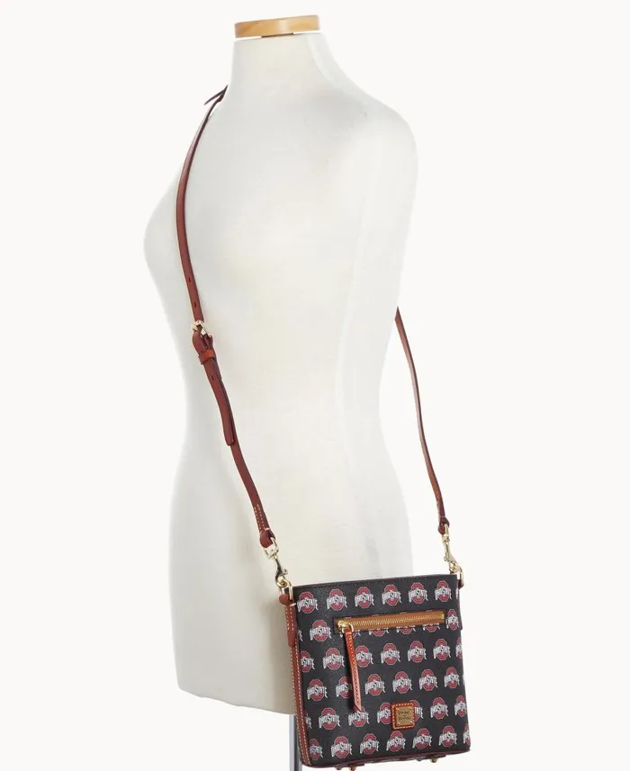 Dooney and Bourke Collegiate Ohio State University Small Zip Crossbody Ohio State WomenMen Crossbodies Dooney and Bourke Collegiate Ohio State University Small Zip Crossbody Ohio State WomenMen Crossbodies