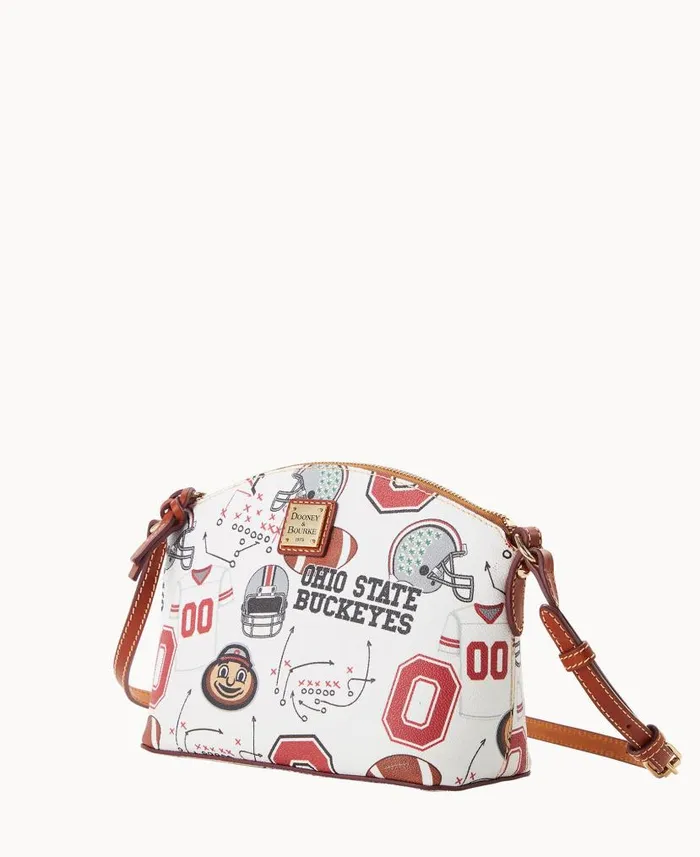 Dooney and Bourke Collegiate Ohio State University Suki Crossbody Ohio State WomenMen Crossbodies Dooney and Bourke Collegiate Ohio State University Suki Crossbody Ohio State WomenMen Crossbodies