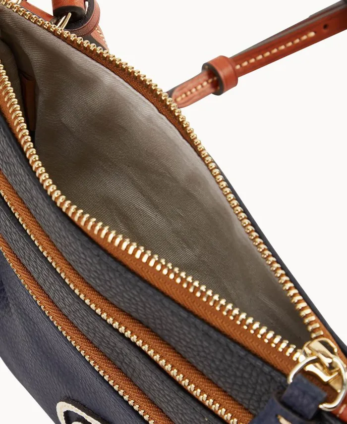 Dooney and Bourke Collegiate Penn State Triple Zip Crossbody Penn State WomenMen Crossbodies Dooney and Bourke Collegiate Penn State Triple Zip Crossbody Penn State WomenMen Crossbodies