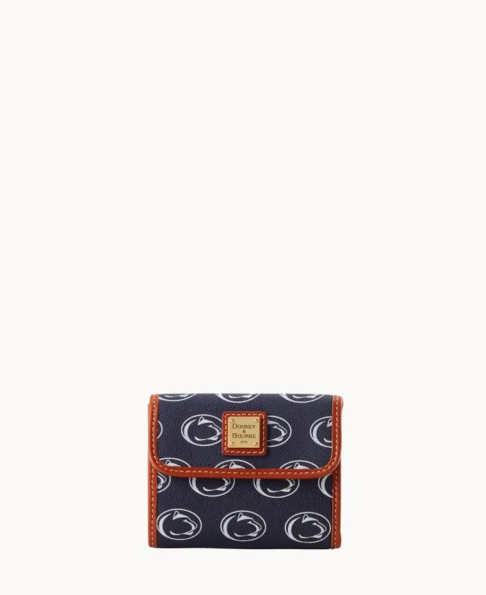 Dooney and Bourke Collegiate Penn State University Flap Credit Card Wallet Penn State WomenMen Wallets Dooney and Bourke Collegiate Penn State University Flap Credit Card Wallet Penn State WomenMen Wallets