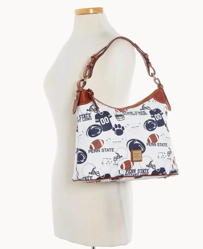 Dooney and Bourke Collegiate Penn State University Hobo Penn State WomenMen Shoulder Bags Dooney and Bourke Collegiate Penn State University Hobo Penn State WomenMen Shoulder Bags