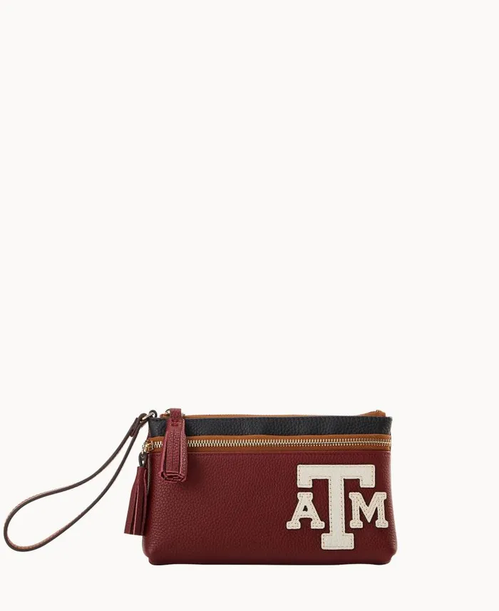 Dooney and Bourke Collegiate Texas Achr38M Double Zip Wristlet Texas Aandm WomenMen Wallets Dooney and Bourke Collegiate Texas Achr38M Double Zip Wristlet Texas Aandm WomenMen Wallets