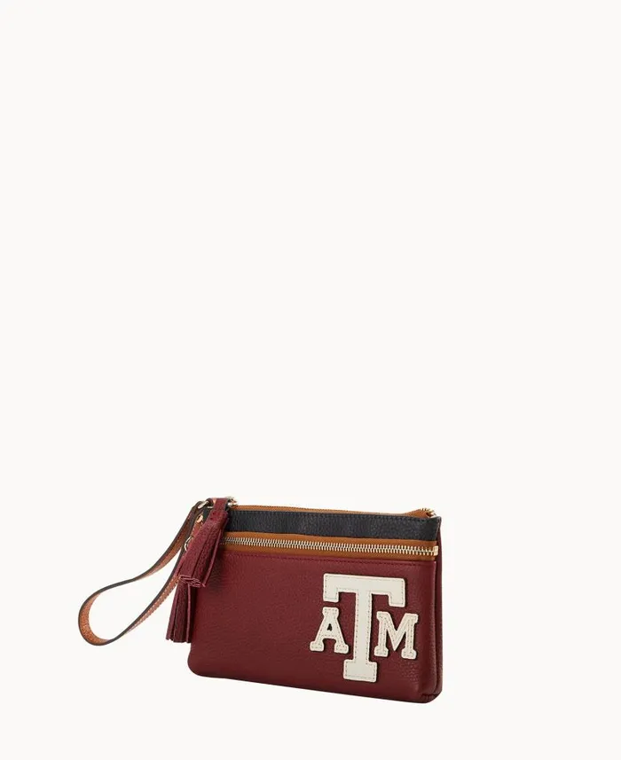 Dooney and Bourke Collegiate Texas Achr38M Double Zip Wristlet Texas Aandm WomenMen Wallets Dooney and Bourke Collegiate Texas Achr38M Double Zip Wristlet Texas Aandm WomenMen Wallets