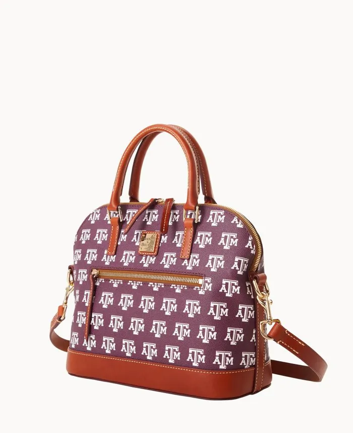 Dooney and Bourke Collegiate Texas Achr38M University Domed Zip Satchel Texas Aandm WomenMen Satchels Dooney and Bourke Collegiate Texas Achr38M University Domed Zip Satchel Texas Aandm WomenMen Satchels