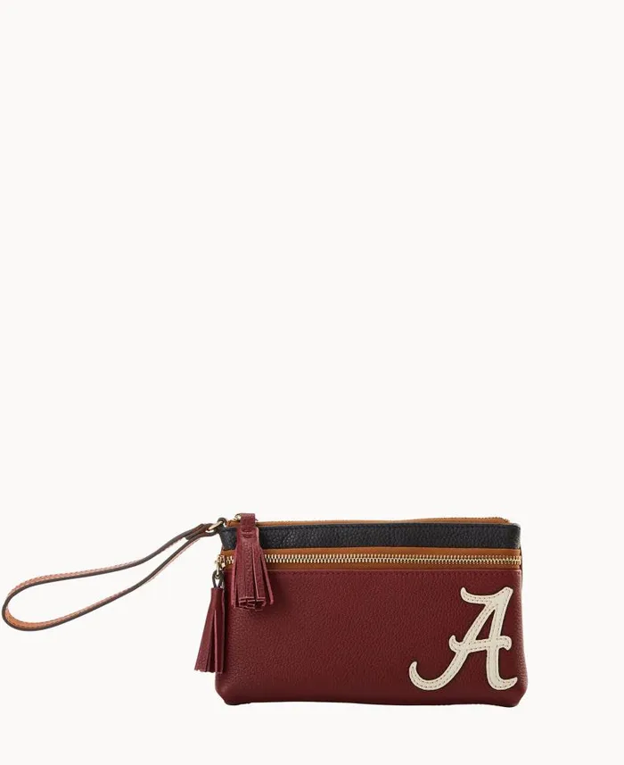 Dooney and Bourke Collegiate University Of Alabama Double Zip Wristlet University Of Alabama WomenMen Wallets Dooney and Bourke Collegiate University Of Alabama Double Zip Wristlet University Of Alabama WomenMen Wallets