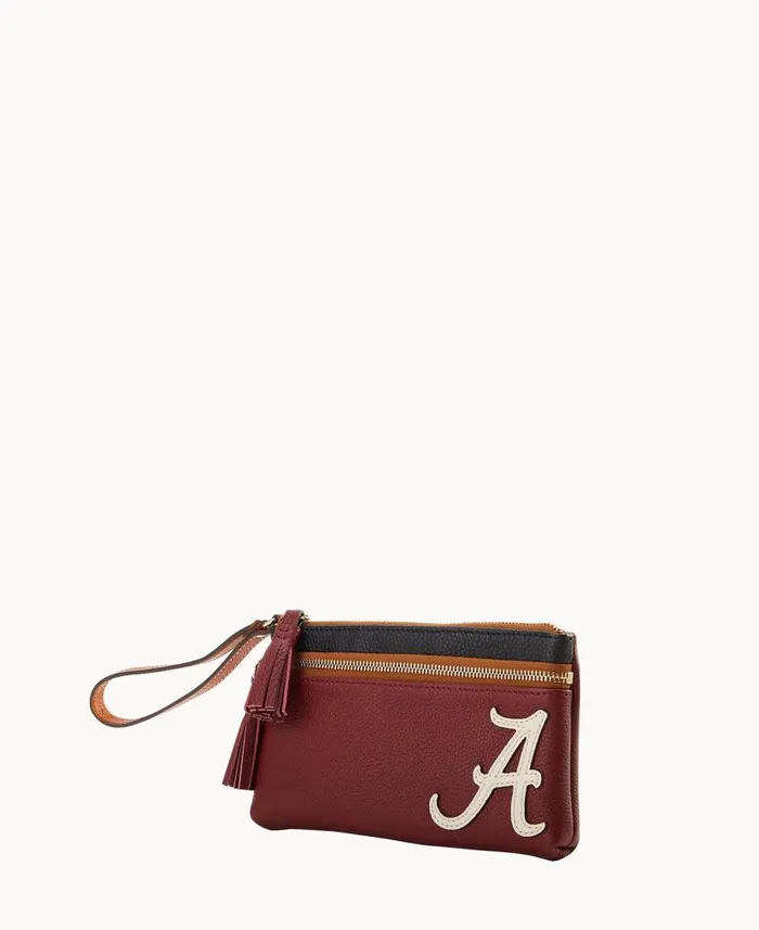 Dooney and Bourke Collegiate University Of Alabama Double Zip Wristlet University Of Alabama WomenMen Wallets Dooney and Bourke Collegiate University Of Alabama Double Zip Wristlet University Of Alabama WomenMen Wallets
