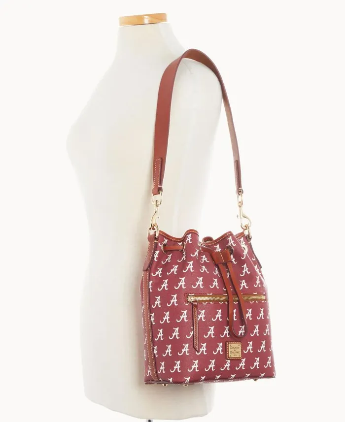 Dooney and Bourke Collegiate University Of Alabama Drawstring U Of Alabama WomenMen Shoulder Bags Dooney and Bourke Collegiate University Of Alabama Drawstring U Of Alabama WomenMen Shoulder Bags