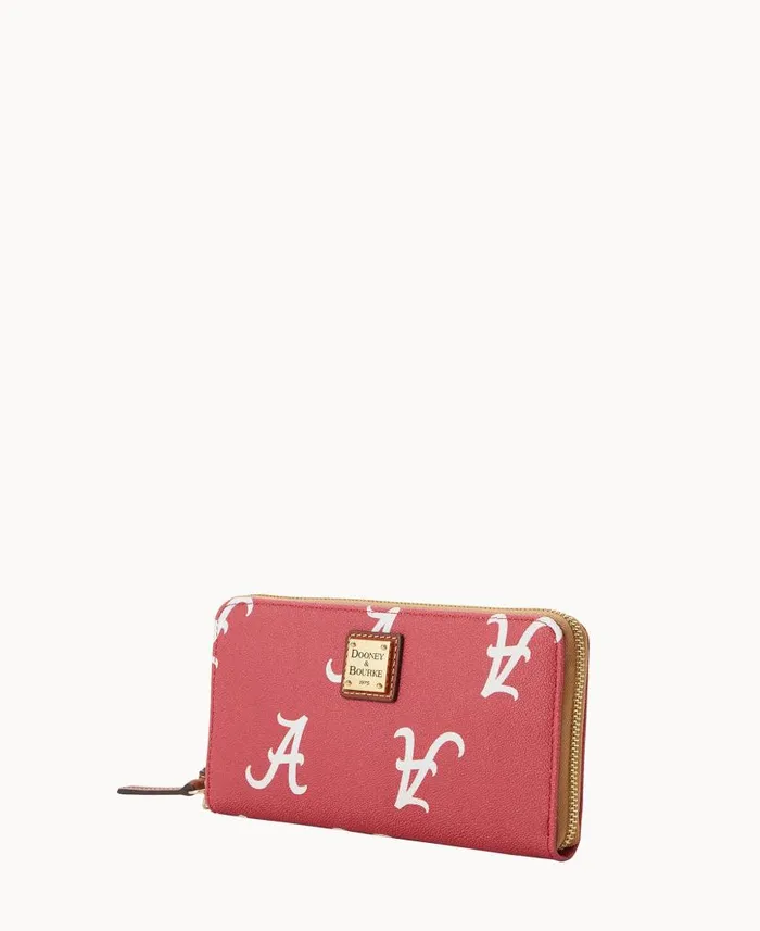 Dooney and Bourke Collegiate University Of Alabama Large Zip Around Wristlet Alabama WomenMen Wallets Dooney and Bourke Collegiate University Of Alabama Large Zip Around Wristlet Alabama WomenMen Wallets