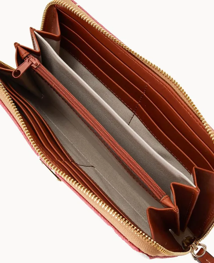 Dooney and Bourke Collegiate University Of Alabama Large Zip Around Wristlet Alabama WomenMen Wallets Dooney and Bourke Collegiate University Of Alabama Large Zip Around Wristlet Alabama WomenMen Wallets