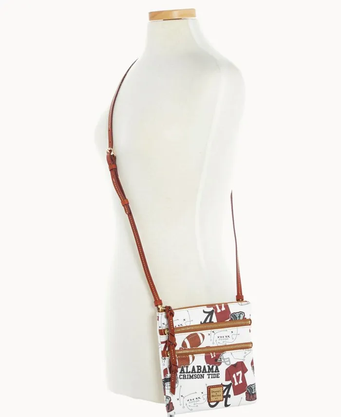 Dooney and Bourke Collegiate University Of Alabama N S Triple Zip Crossbody U Of Alabama WomenMen Crossbodies Dooney and Bourke Collegiate University Of Alabama N S Triple Zip Crossbody U Of Alabama WomenMen Crossbodies