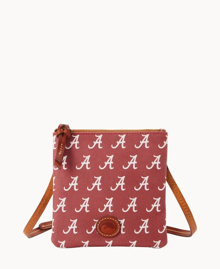 Dooney and Bourke Collegiate University Of Alabama Small North South Top Zip Crossbody University Of Alabam WomenMen Crossbodies Dooney and Bourke Collegiate University Of Alabama Small North South Top Zip Crossbody University Of Alabam WomenMen Crossbodies