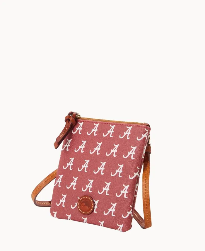 Dooney and Bourke Collegiate University Of Alabama Small North South Top Zip Crossbody University Of Alabam WomenMen Crossbodies Dooney and Bourke Collegiate University Of Alabama Small North South Top Zip Crossbody University Of Alabam WomenMen Crossbodies