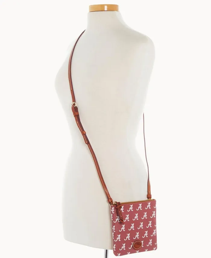 Dooney and Bourke Collegiate University Of Alabama Small North South Top Zip Crossbody University Of Alabam WomenMen Crossbodies Dooney and Bourke Collegiate University Of Alabama Small North South Top Zip Crossbody University Of Alabam WomenMen Crossbodies