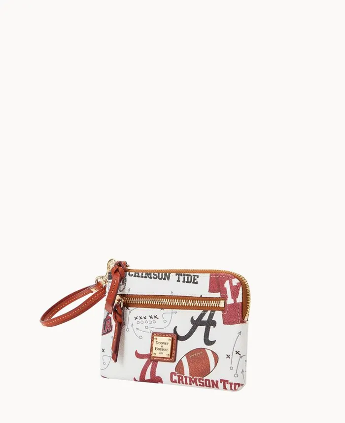 Dooney and Bourke Collegiate University Of Alabama Zip Around Wristlet White Multi WomenMen Wallets Dooney and Bourke Collegiate University Of Alabama Zip Around Wristlet White Multi WomenMen Wallets