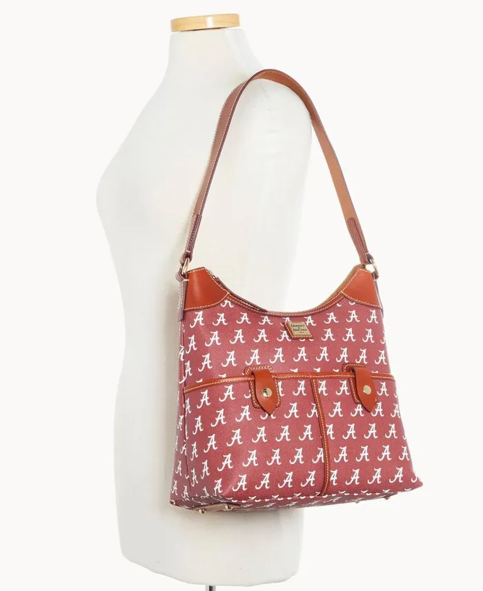 Dooney and Bourke Collegiate University Of Alabama Zip Hobo U Of Alabama WomenMen Shoulder Bags Dooney and Bourke Collegiate University Of Alabama Zip Hobo U Of Alabama WomenMen Shoulder Bags