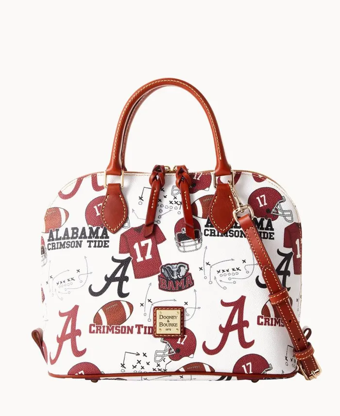 Dooney and Bourke Collegiate University Of Alabama Zip Zip Satchel U Of Alabama WomenMen Satchels Dooney and Bourke Collegiate University Of Alabama Zip Zip Satchel U Of Alabama WomenMen Satchels