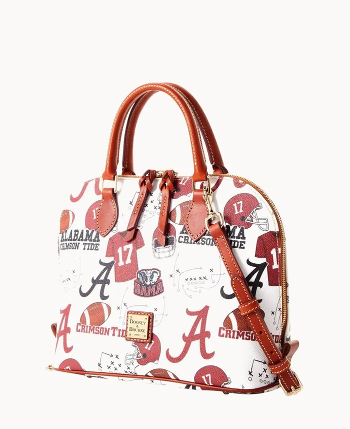 Dooney and Bourke Collegiate University Of Alabama Zip Zip Satchel U Of Alabama WomenMen Satchels Dooney and Bourke Collegiate University Of Alabama Zip Zip Satchel U Of Alabama WomenMen Satchels