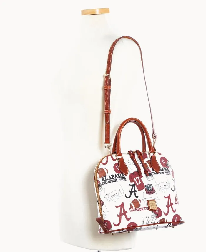 Dooney and Bourke Collegiate University Of Alabama Zip Zip Satchel U Of Alabama WomenMen Satchels Dooney and Bourke Collegiate University Of Alabama Zip Zip Satchel U Of Alabama WomenMen Satchels