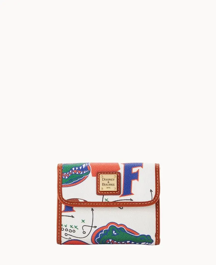Dooney and Bourke Collegiate University Of Florida Flap Credit Card Wallet University Of Florid WomenMen Wallets Dooney and Bourke Collegiate University Of Florida Flap Credit Card Wallet University Of Florid WomenMen Wallets