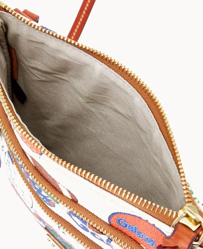 Dooney and Bourke Collegiate University Of Florida N S Triple Zip Crossbody U Of Florida WomenMen Crossbodies Dooney and Bourke Collegiate University Of Florida N S Triple Zip Crossbody U Of Florida WomenMen Crossbodies