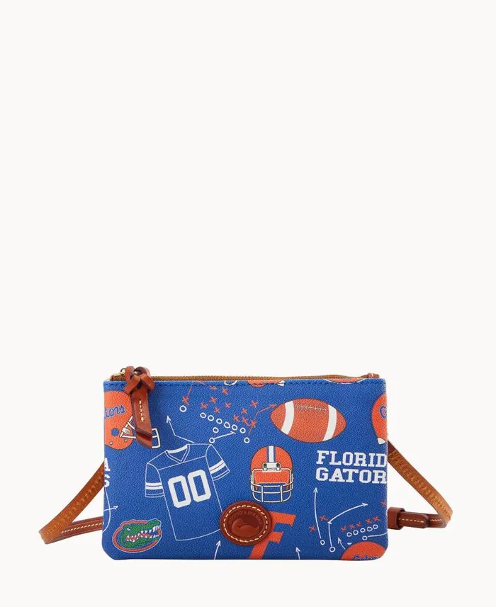 Dooney and Bourke Collegiate University Of Florida Top Zip Crossbody University Of Florida WomenMen Crossbodies Dooney and Bourke Collegiate University Of Florida Top Zip Crossbody University Of Florida WomenMen Crossbodies