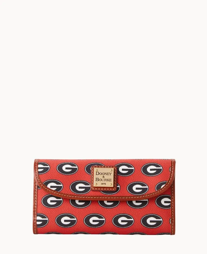 Dooney and Bourke Collegiate University Of Georgia Cont Clutch U Of Georgia WomenMen Wallets Dooney and Bourke Collegiate University Of Georgia Cont Clutch U Of Georgia WomenMen Wallets