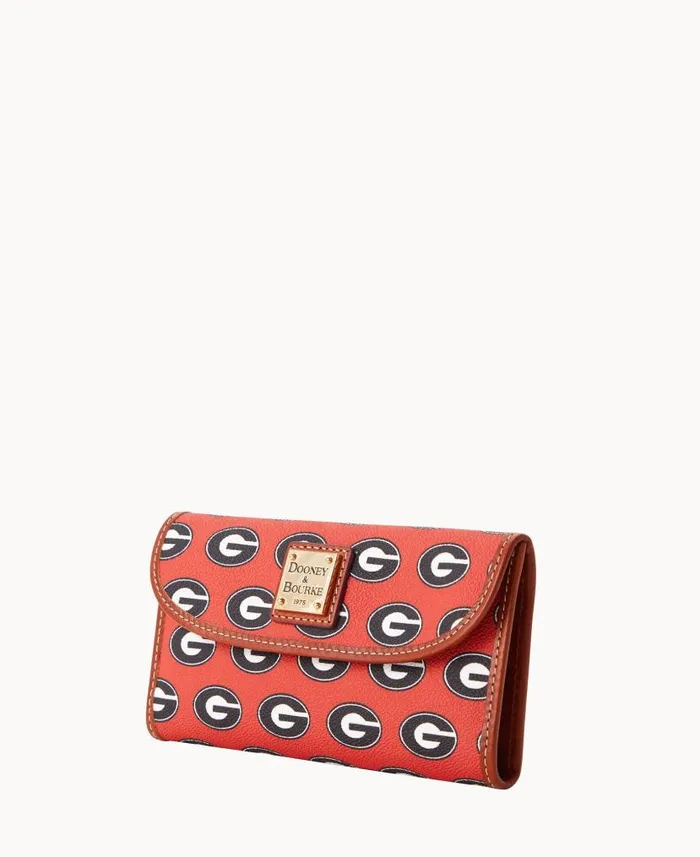 Dooney and Bourke Collegiate University Of Georgia Cont Clutch U Of Georgia WomenMen Wallets Dooney and Bourke Collegiate University Of Georgia Cont Clutch U Of Georgia WomenMen Wallets