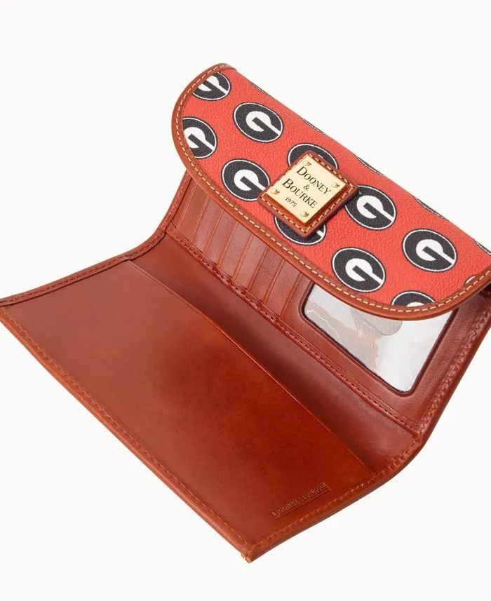 Dooney and Bourke Collegiate University Of Georgia Cont Clutch U Of Georgia WomenMen Wallets Dooney and Bourke Collegiate University Of Georgia Cont Clutch U Of Georgia WomenMen Wallets