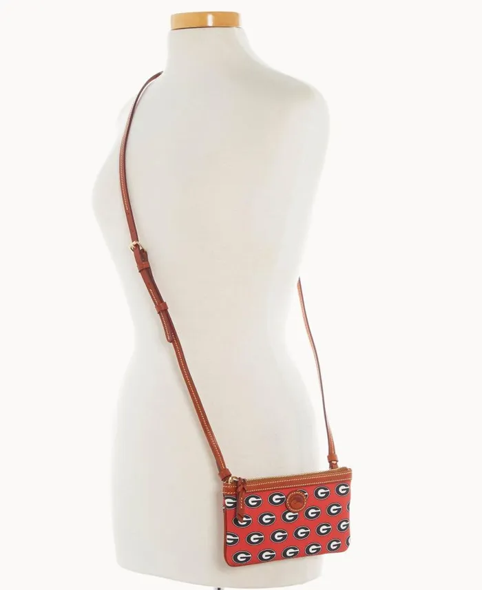 Dooney and Bourke Collegiate University Of Georgia Large Slim Crossbody University Of Georgi WomenMen Crossbodies Dooney and Bourke Collegiate University Of Georgia Large Slim Crossbody University Of Georgi WomenMen Crossbodies