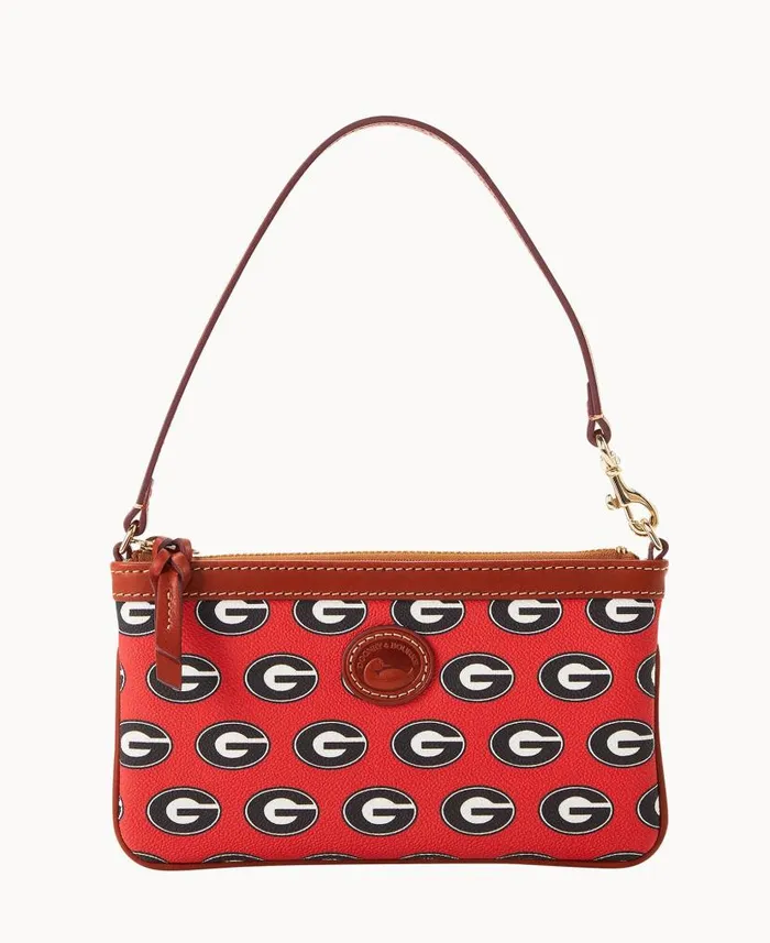 Dooney and Bourke Collegiate University Of Georgia Large Slim Wristlet Georgia WomenMen Wallets Dooney and Bourke Collegiate University Of Georgia Large Slim Wristlet Georgia WomenMen Wallets