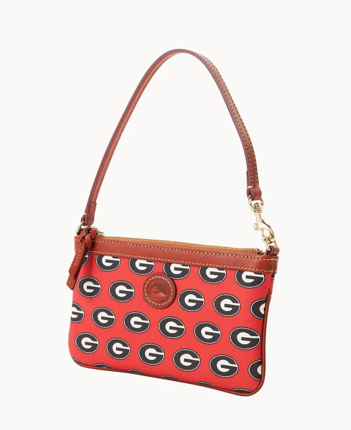 Dooney and Bourke Collegiate University Of Georgia Large Slim Wristlet Georgia WomenMen Wallets Dooney and Bourke Collegiate University Of Georgia Large Slim Wristlet Georgia WomenMen Wallets