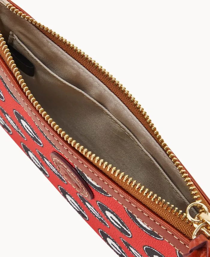 Dooney and Bourke Collegiate University Of Georgia Large Slim Wristlet Georgia WomenMen Wallets Dooney and Bourke Collegiate University Of Georgia Large Slim Wristlet Georgia WomenMen Wallets