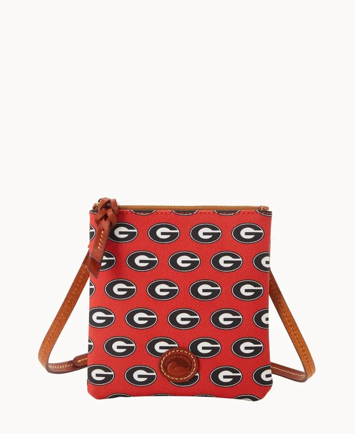 Dooney and Bourke Collegiate University Of Georgia Small North South Top Zip Crossbody University Of Georgi WomenMen Crossbodies Dooney and Bourke Collegiate University Of Georgia Small North South Top Zip Crossbody University Of Georgi WomenMen Crossbodies