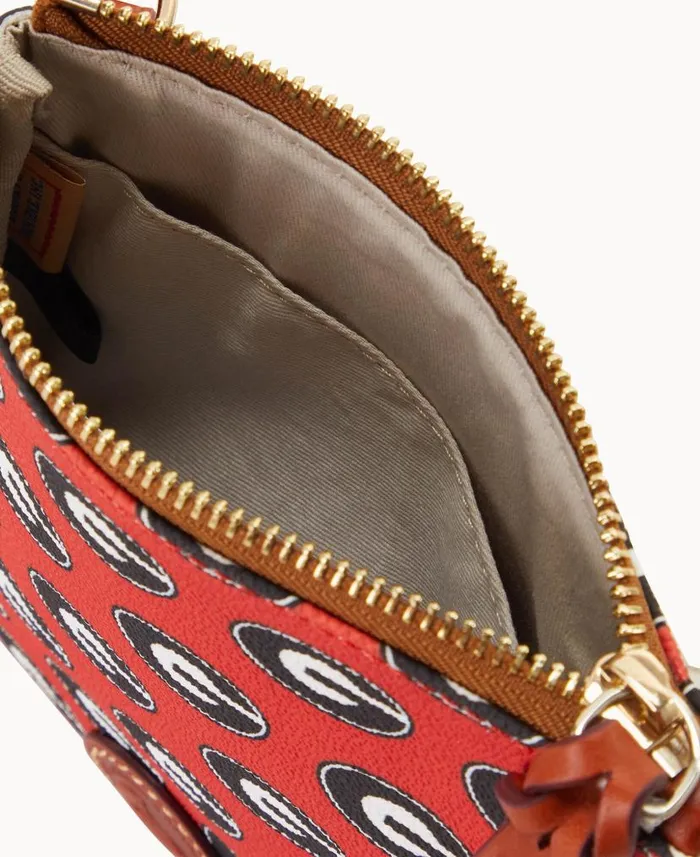 Dooney and Bourke Collegiate University Of Georgia Small North South Top Zip Crossbody University Of Georgi WomenMen Crossbodies Dooney and Bourke Collegiate University Of Georgia Small North South Top Zip Crossbody University Of Georgi WomenMen Crossbodies