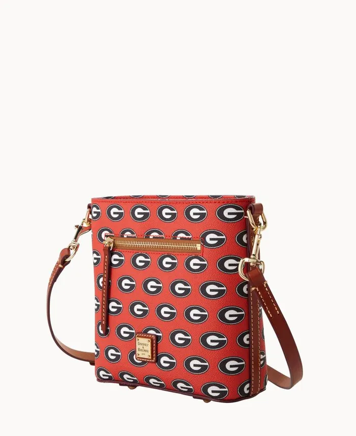 Dooney and Bourke Collegiate University Of Georgia Small Zip Crossbody U Of Georgia WomenMen Crossbodies Dooney and Bourke Collegiate University Of Georgia Small Zip Crossbody U Of Georgia WomenMen Crossbodies