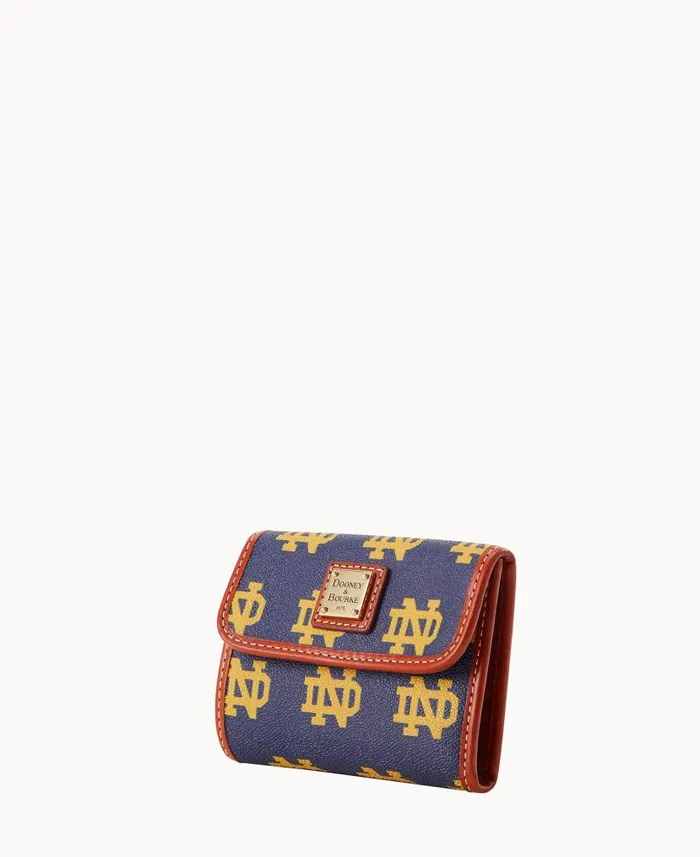 Dooney and Bourke Collegiate University Of Notre Dame Flap Credit Card Wallet Notre Dame WomenMen Wallets Dooney and Bourke Collegiate University Of Notre Dame Flap Credit Card Wallet Notre Dame WomenMen Wallets