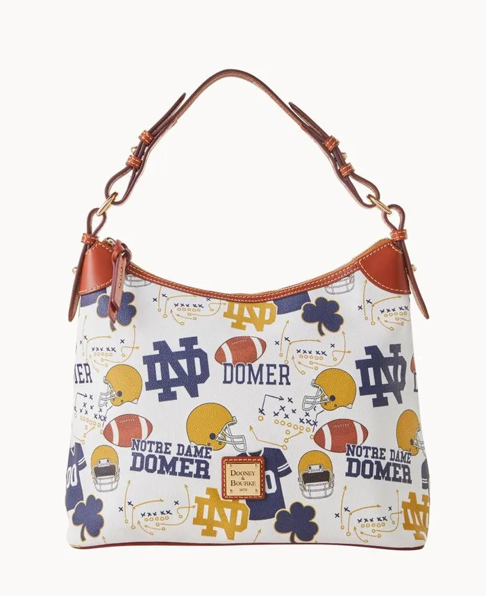 Dooney and Bourke Collegiate University Of Notre Dame Hobo Notre Dame WomenMen Shoulder Bags Dooney and Bourke Collegiate University Of Notre Dame Hobo Notre Dame WomenMen Shoulder Bags