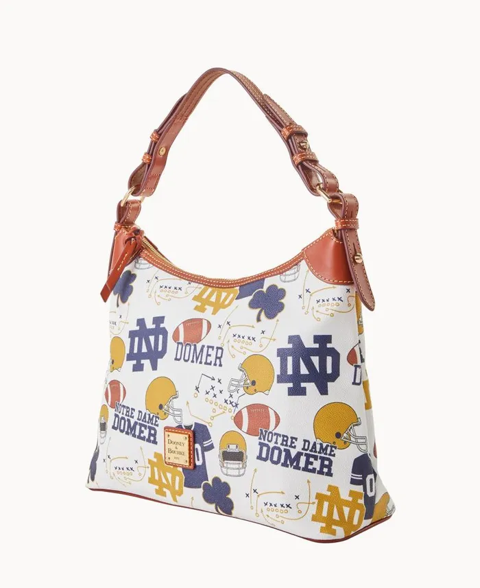 Dooney and Bourke Collegiate University Of Notre Dame Hobo Notre Dame WomenMen Shoulder Bags Dooney and Bourke Collegiate University Of Notre Dame Hobo Notre Dame WomenMen Shoulder Bags