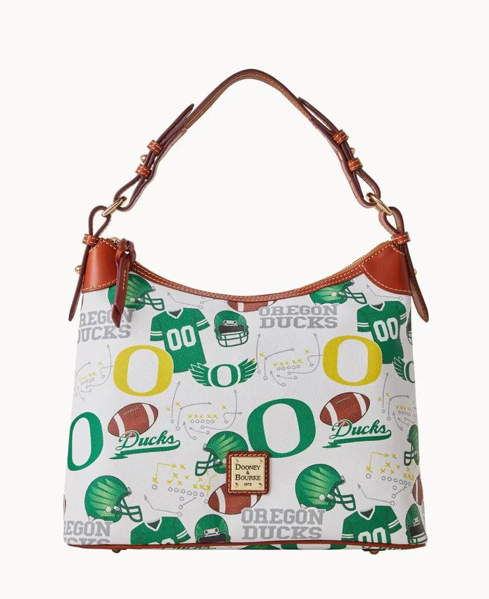 Dooney and Bourke Collegiate University Of Oregon Hobo Oregon WomenMen Shoulder Bags Dooney and Bourke Collegiate University Of Oregon Hobo Oregon WomenMen Shoulder Bags