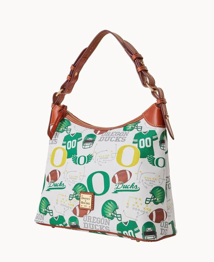 Dooney and Bourke Collegiate University Of Oregon Hobo Oregon WomenMen Shoulder Bags Dooney and Bourke Collegiate University Of Oregon Hobo Oregon WomenMen Shoulder Bags