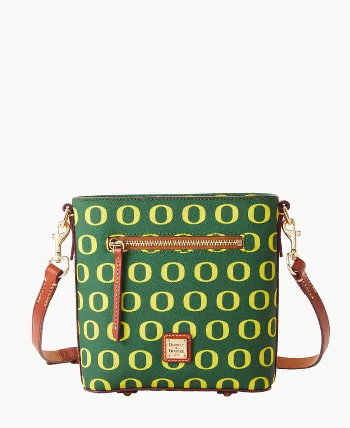 Dooney and Bourke Collegiate University Of Oregon Small Zip Crossbody Oregon WomenMen Crossbodies Dooney and Bourke Collegiate University Of Oregon Small Zip Crossbody Oregon WomenMen Crossbodies