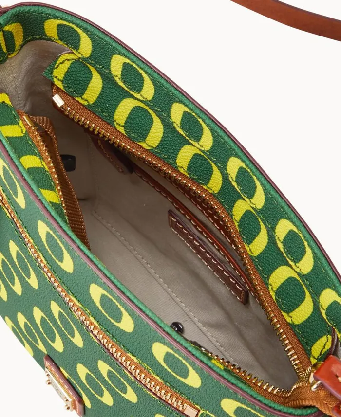 Dooney and Bourke Collegiate University Of Oregon Small Zip Crossbody Oregon WomenMen Crossbodies Dooney and Bourke Collegiate University Of Oregon Small Zip Crossbody Oregon WomenMen Crossbodies