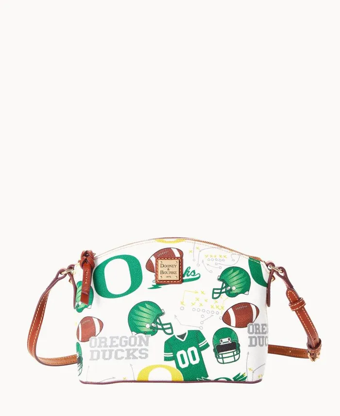 Dooney and Bourke Collegiate University Of Oregon Suki Crossbody Oregon WomenMen Crossbodies Dooney and Bourke Collegiate University Of Oregon Suki Crossbody Oregon WomenMen Crossbodies