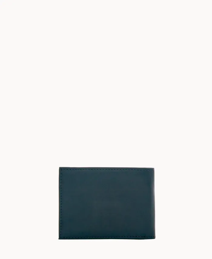Dooney and Bourke Florentine Billfold With Train Pass Black WomenMen Wallets Dooney and Bourke Florentine Billfold With Train Pass Black WomenMen Wallets