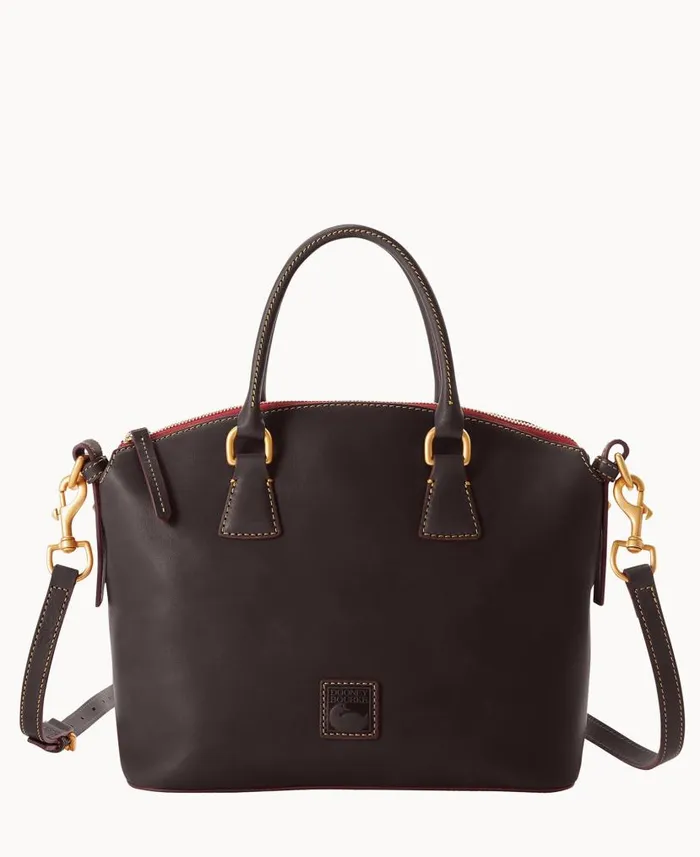 Dooney and Bourke Florentine Domed Satchel Brown Tmoro WomenMen Satchels