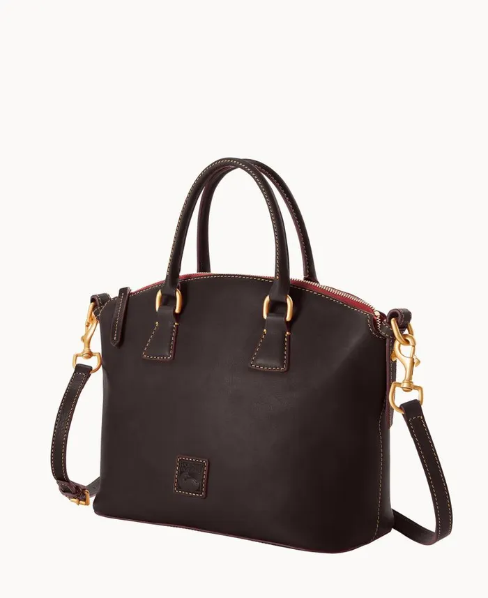 Dooney and Bourke Florentine Domed Satchel Brown Tmoro WomenMen Satchels