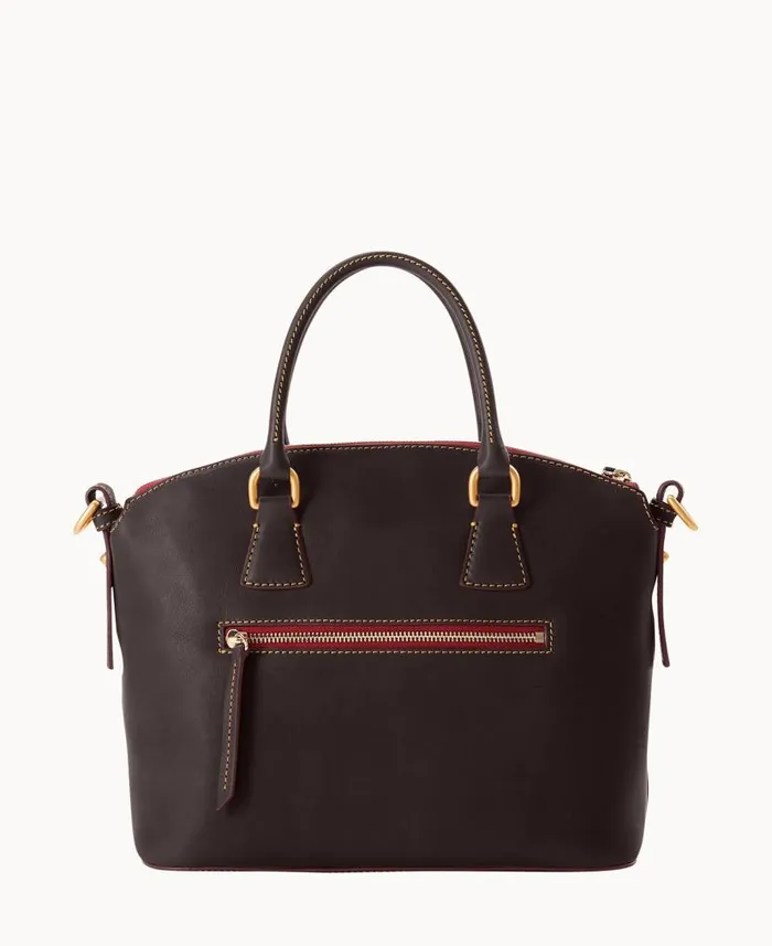 Dooney and Bourke Florentine Domed Satchel Brown Tmoro WomenMen Satchels