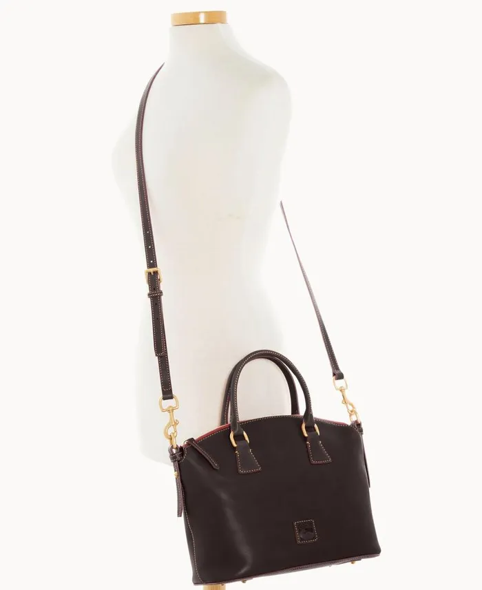 Dooney and Bourke Florentine Domed Satchel Brown Tmoro WomenMen Satchels
