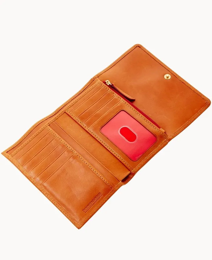 Dooney and Bourke Florentine Flap Wallet Natural WomenMen Wallets